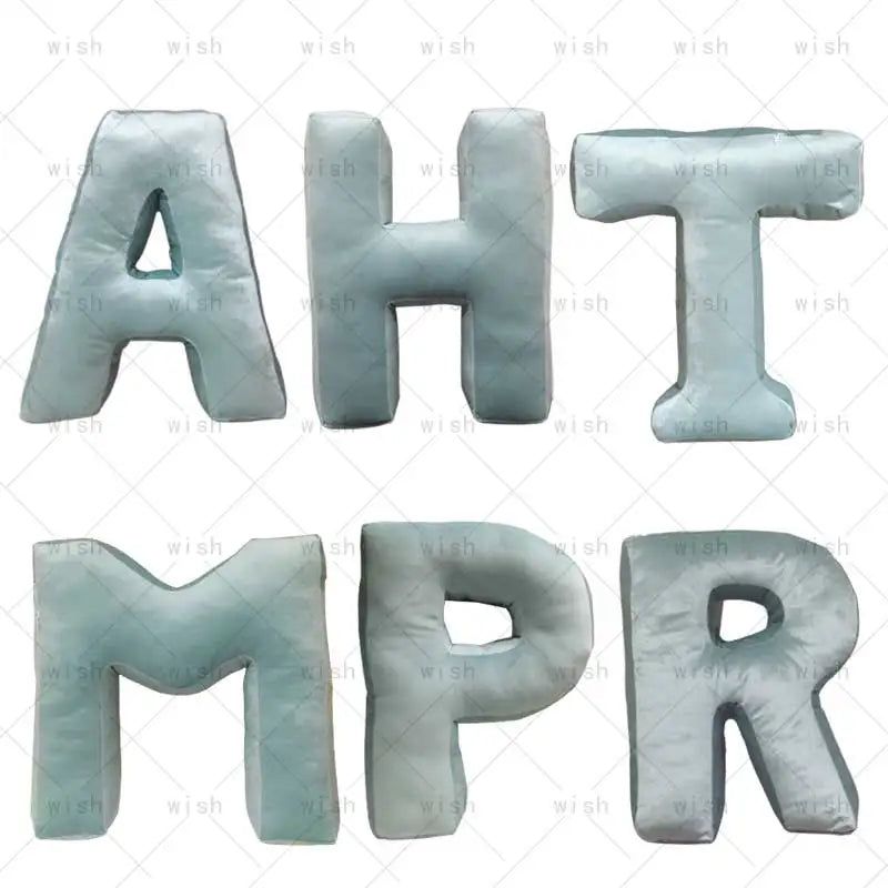 26 Letters Throw Pillow Hand Crafted Children Party Gift Backrest Toys Bedroom Background Decor Photography Prop Baby Shower