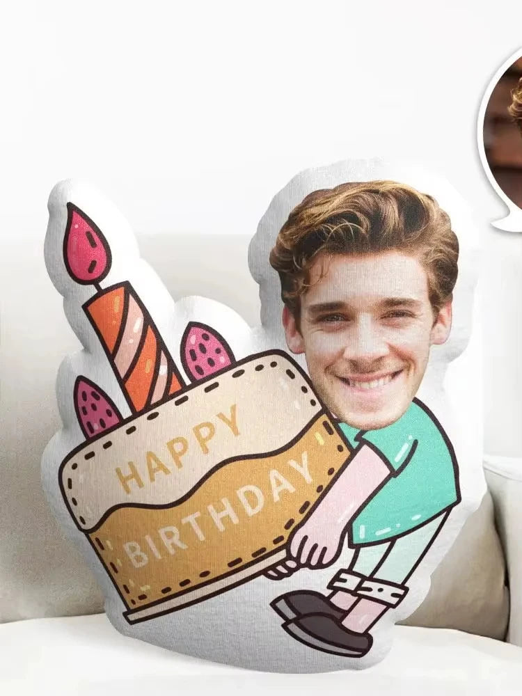 New Custom Minime Throw Pillow, Personalized Adorable Animal Decorative Pillow, Best Gifts For Family, And Friends