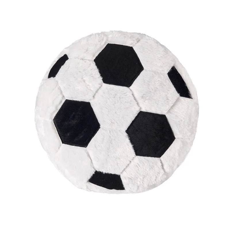 Creative Football Plush Pillow, Fan Cushion, Boyfriend Football Cushion, Home Decoration, Sports Fan,Cute Soccer Shaped