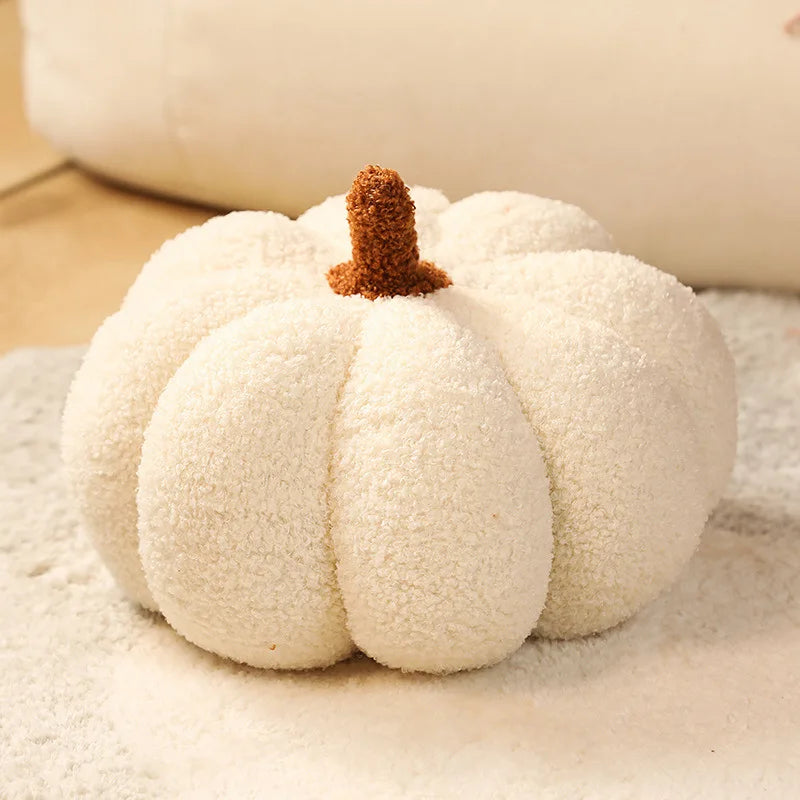 Plush Seat Cushion Cute Pumpkin Throw Pillow Super Soft Cushion Waist Sofa  Window Pillow Halloween Pumpkin Ornament 15-35cm