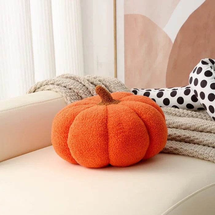 Nordic Home Online Celebrity Pumpkin Sofa Pillow Pillow Cute Plush Bedroom Office Seat Pillow Window Gift Pillow