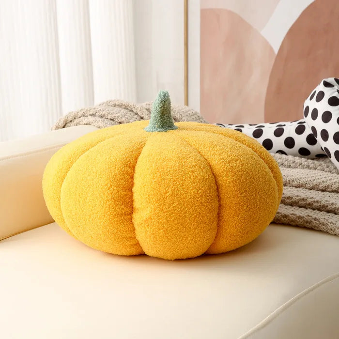 Nordic Home Online Celebrity Pumpkin Sofa Pillow Pillow Cute Plush Bedroom Office Seat Pillow Window Gift Pillow