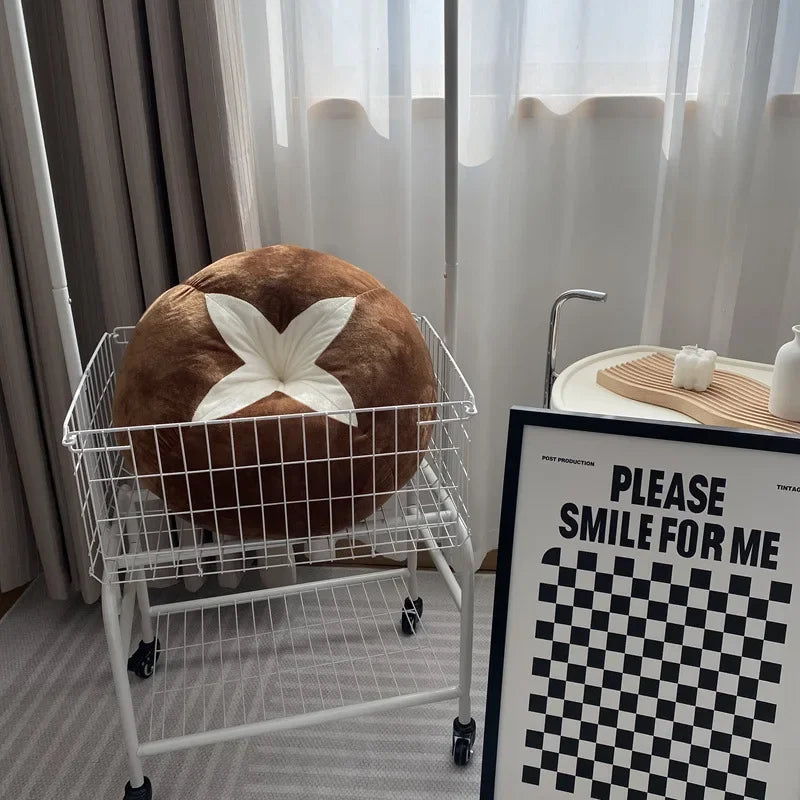 Tomato Mushroom Plush Pillow Cute Sofa Cushion Cushion Study Bedroom Living Room Decoration Simple Pillow INS StyleCushion