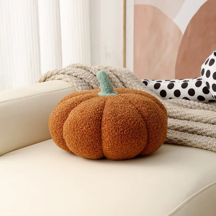 Nordic Home Online Celebrity Pumpkin Sofa Pillow Pillow Cute Plush Bedroom Office Seat Pillow Window Gift Pillow