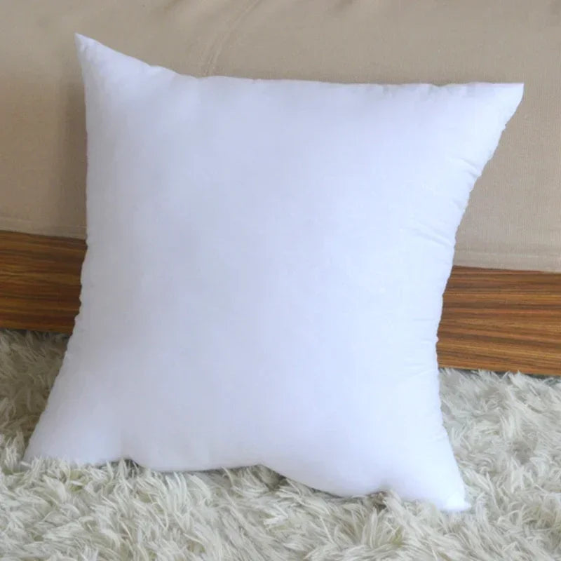 4 or 2 pcs Set Cushion Core Comfort Bedding 18x18 Inch Throw Pillow White Soft Decorative Pillows for Sofa Bed Couch Wholesale