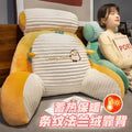 2025 new Flash Sale fluffy striped cartoon waist sofa throw pillow cushion bed reading bed waist pad