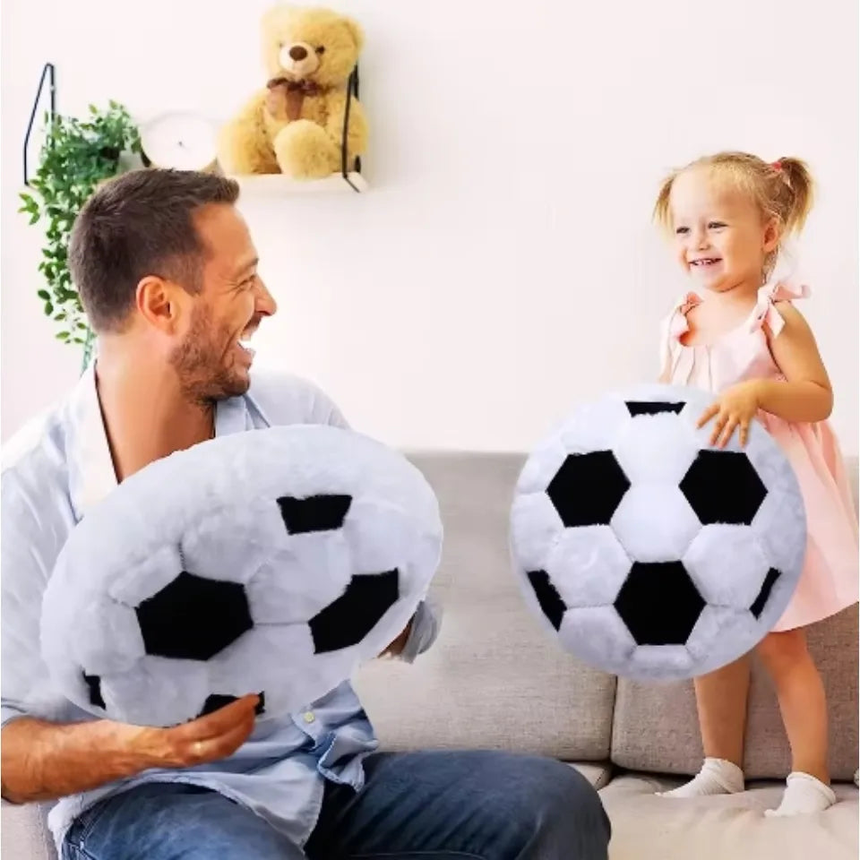 Creative Football Plush Pillow, Fan Cushion, Boyfriend Football Cushion, Home Decoration, Sports Fan,Cute Soccer Shaped