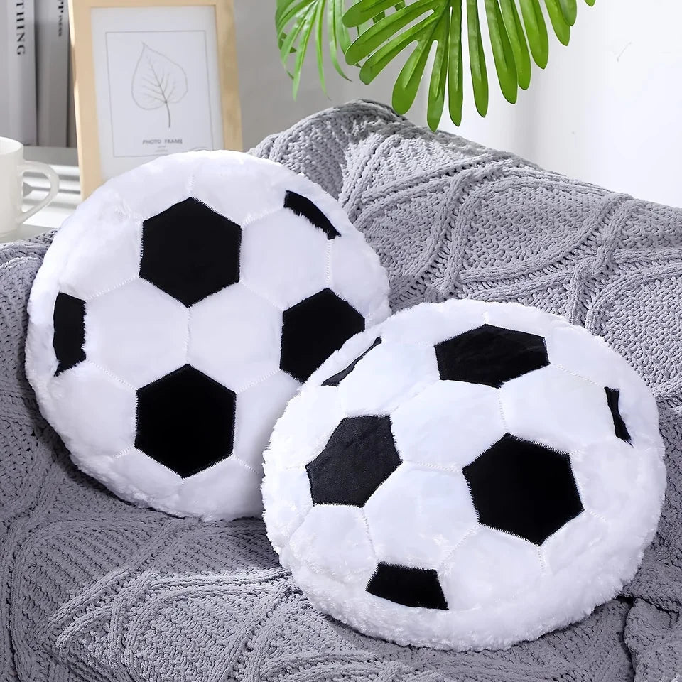 Creative Football Plush Pillow, Fan Cushion, Boyfriend Football Cushion, Home Decoration, Sports Fan,Cute Soccer Shaped