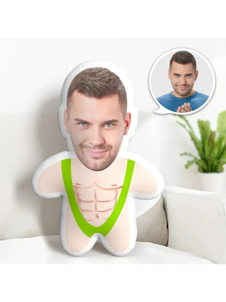 Customizable pillows and cushions Minime Throw Pillow Custom Face Gifts Personalized Photo Minime Pillow